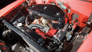 The 1:1 version was good for 225 hp, which was more than enough considering the bias-ply tires the car rode on.